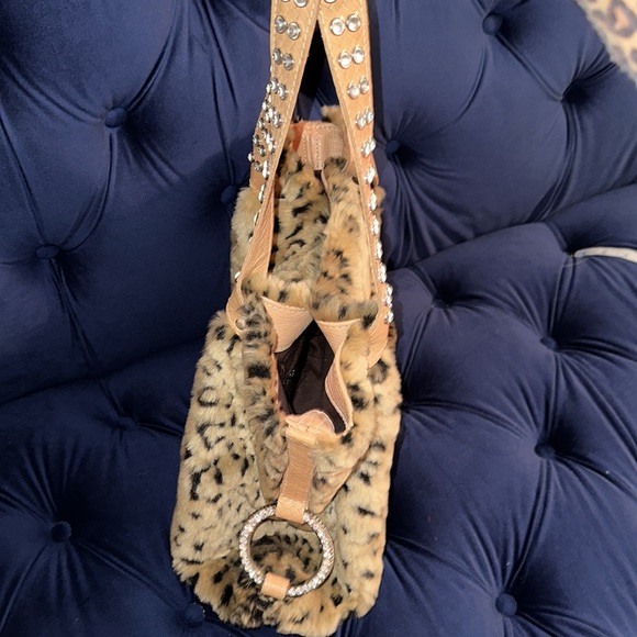 Raviani Leopard and Rhinestone Bag - Picture 2 of 7